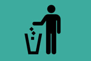 Wilden Müll entfernen
